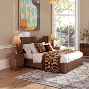 Savannah Bedroom Collection Brown Oak