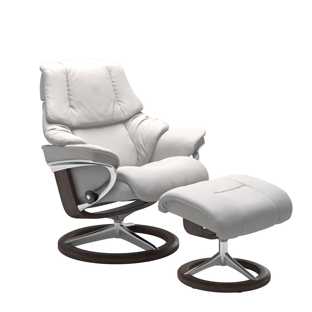 Stressless Reno Signature Chair With Footstool Glasswells