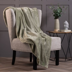 Luxury Heat Holder Blanket 180X200cm Sage