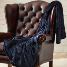 Luxury Heat Holder Blanket 180X200cm Navy