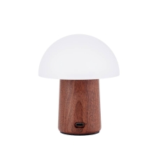 Gingko Alice Super Mini Mushroom Lamp - Walnut