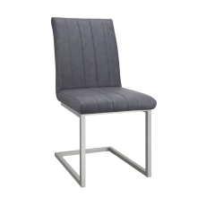 Ariel Dining Chair Dark Grey PU
