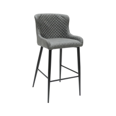 Hawthorn Bar Stool Grey PU