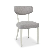Lisbon Dining Chair Grey Fabric