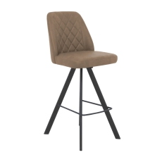 Fox Swivel Bar Stool Taupe