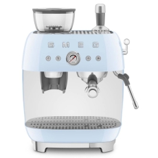 Smeg Espresso Machine With Grinder Pastel Blue