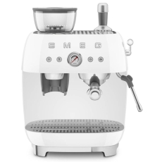 Smeg Espresso Machine With Grinder White