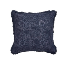 William Morris At Home Marigold 50cm Cushion Prussian Blue