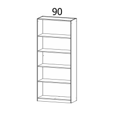 Boston 2 Door 2 Mirror Wardrobe Artisan Oak