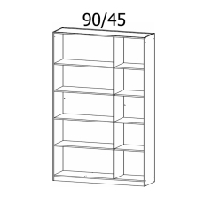 Boston 3 Door 3 Mirror Wardrobe Artisan Oak