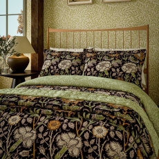 William Morris At Home Pink & Rose Duvet Set Blackthorn