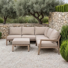 Hera Corner Sofa Set with Footstool