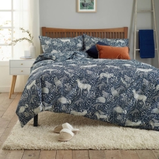 Deyongs Woodland Folk Duvet Set Navy