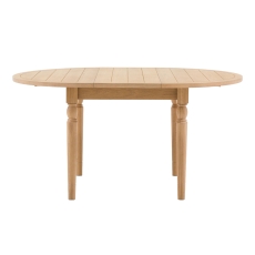 Erin Round Extending Dining Table 110-150cm Natural