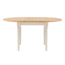 Erin Round Extending Dining Table 110-150cm White