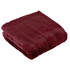 Paoletti Empress Throw 130X180cm Ruby