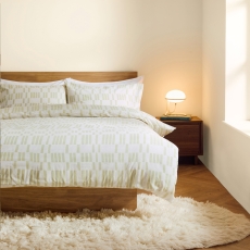 MADE Avery Geo Duvet Set Green