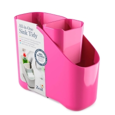 Zeal All-In-One Sink Tidy Neon Pink