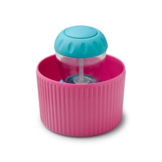 Zeal Dish Brush In Holder Pink Dish Aqua Brush