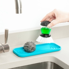 Zeal Silicone Sink Tidy Aqua