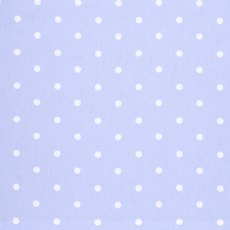 Dotty Powder Blue PVC Tablecloth Fabric
