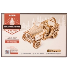 Army Field Truck 3D Wooden Puzzle
