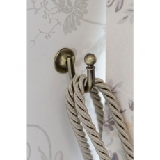 Laura Ashley Classic Tieback Hook Antique Brass