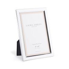 Laura Ashley Neyland Photo Frame Polished Silver 4x6'