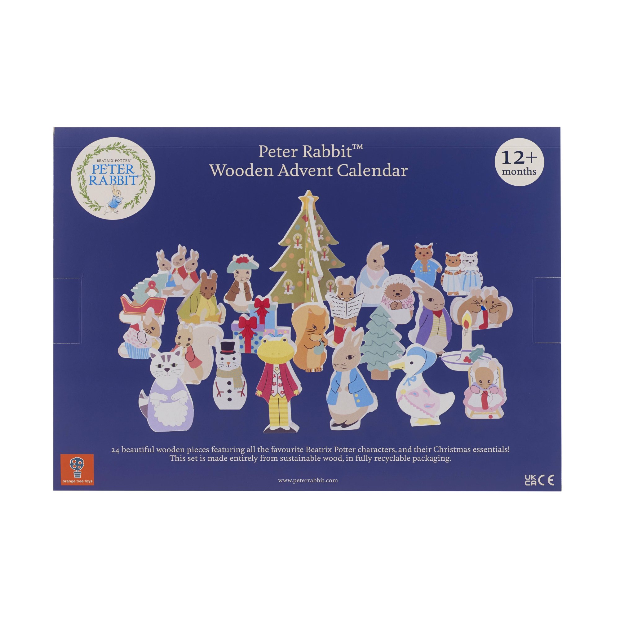 Orange Tree Toys Peter Rabbit Advent Calendar Glasswells