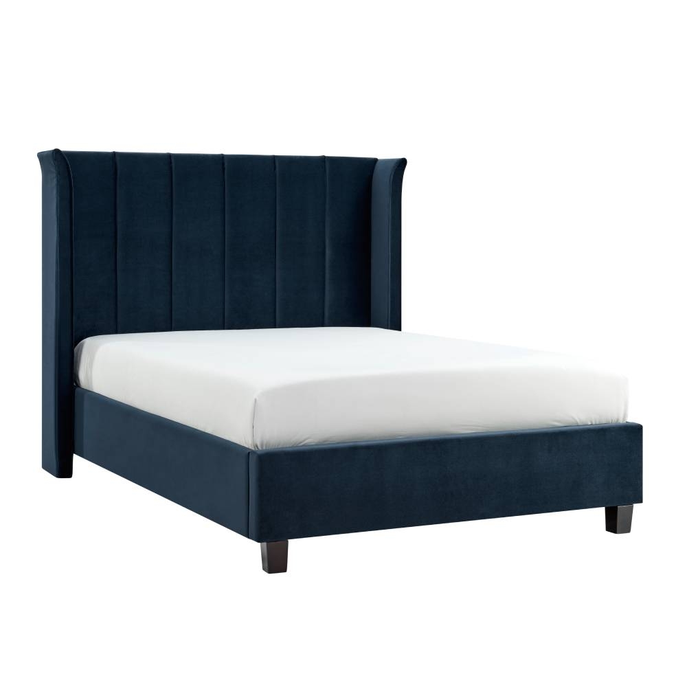 Phoenix Bed Frame Navy Blue - Glasswells