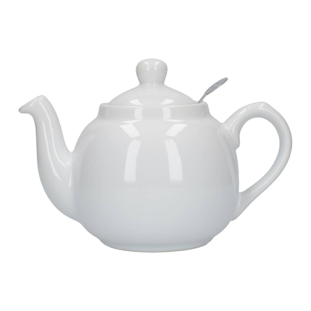 London Pottery Farmhouse Teapot 2 Cup White - Glasswells