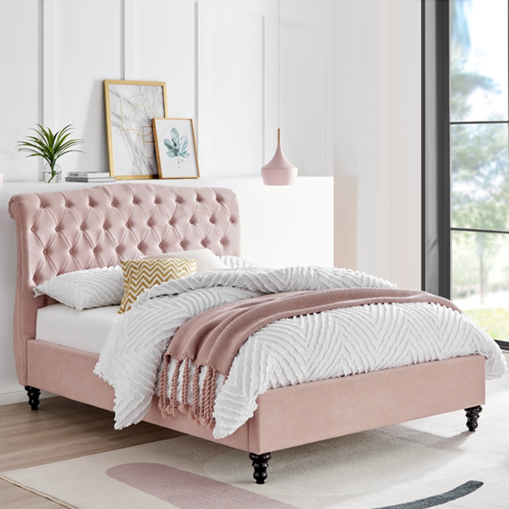 Middleton Ottoman Bed Frame - Light Pink – DUSK