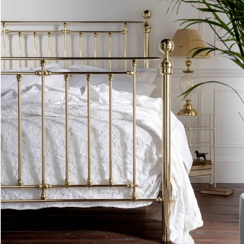 Wrought Iron & Brass Bed Co. Willow Brass Bed - Glasswells