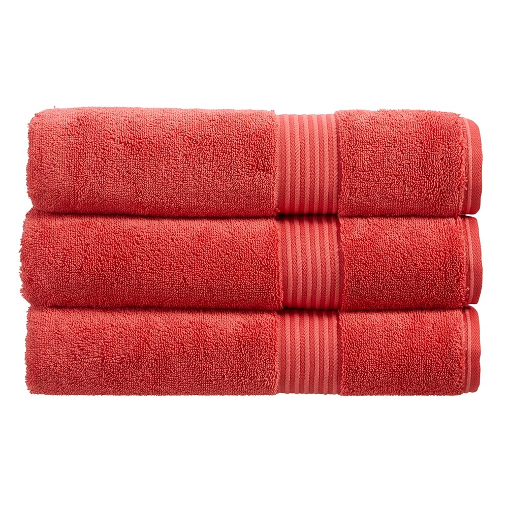 Christy Supreme Hygro Towels Coral - Glasswells