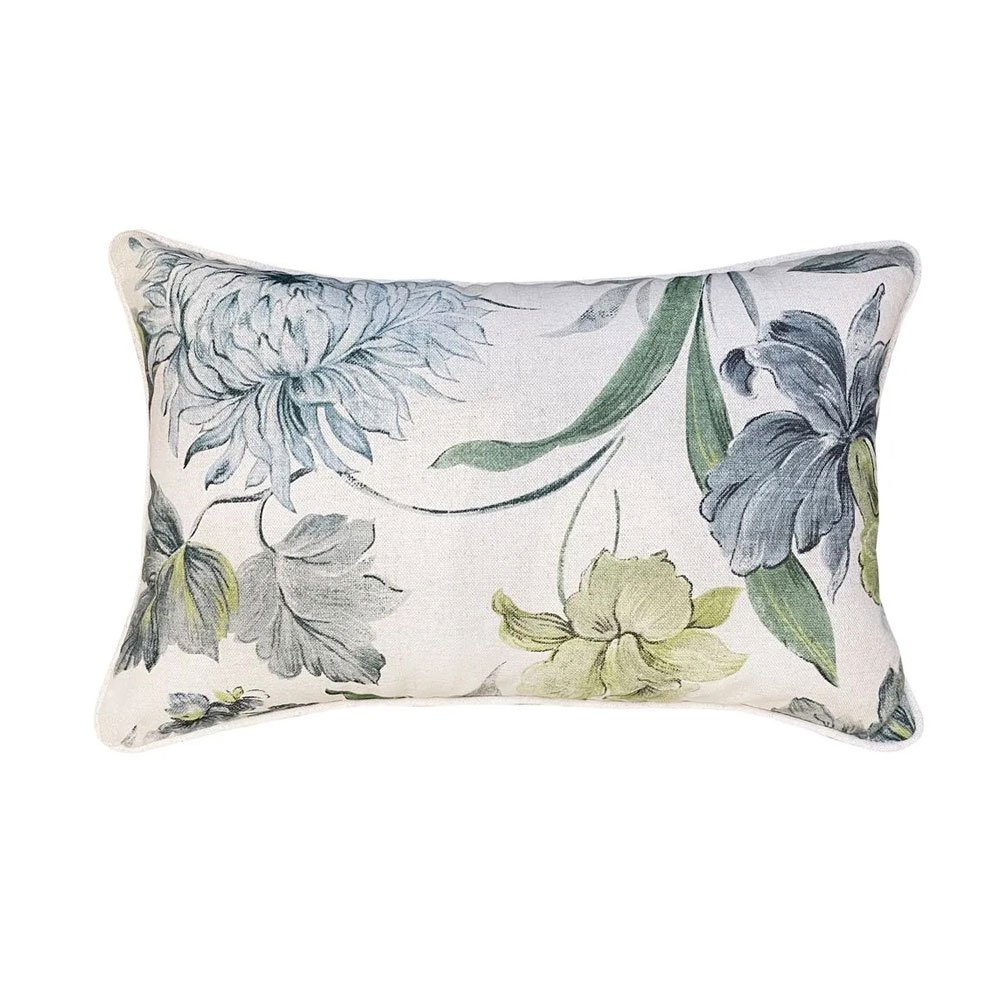 Grey best sale floral cushions