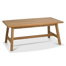 Christopher Rustic Oak Extending Dining Table 177-222cm