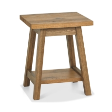 Christopher Rustic Oak Lamp Table