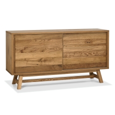 Christopher Rustic Oak Wide Sideboard