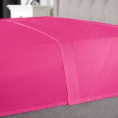 Belledorm 200CP Flat Sheet Fuchsia