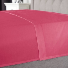 Belledorm 200CP Flat Sheet Red