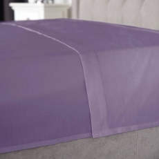 Belledorm 200CP Flat Sheet Mauve
