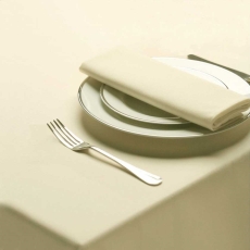 Amalfi Tablecloth Round Ivory