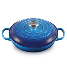Le Creuset Cast Iron Shallow Casserole Dish Azure
