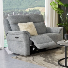 Arlington 2 Seater Fabric Power Recliner Sofa