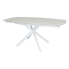 Flex Motion Extending Dining Table 120-180cm White