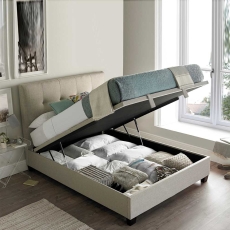 Waldorf Ottoman Bed Frame Pendle Oatmeal