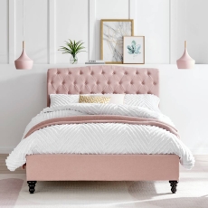 Rushbrooke Bed Frame Pink
