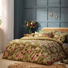 Wylder House Of Bloom Poppy Duvet Set Sage