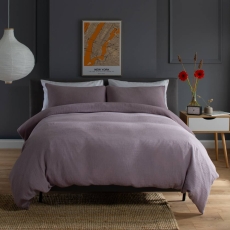 The Lyndon Company St Quentin Duvet Set Mauve