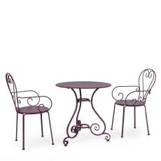 Venezia Bistro Set - Bordeaux